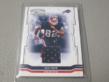 2005 DONRUSS THROWBACK THREADS - JOSH REED GAME WORN JERSEY CARD BUFFALO BILLS