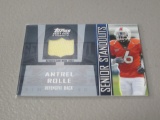 2005 TOPPS DRAFT PICKS PROSPECTS FOOTBALL - ANTREL ROLLE GAME WORN JERSEY CARD MIAMI HURRICANES