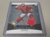 2009 BOWMAN STERLING RUSSELL MARTIN GAME WORN JERSEY CARD WBC