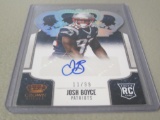 2013 PANINI CROWN ROYALE FOOTBALL #152 - JOSH BOYCE HOLOFOIL AUTOGRAPHED ROOKIE CARD #'D 11/99