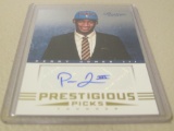 2012-13 PANINI PRESTIGE BASKETBALL - PERRY JONES III AUTOGRAPHED ROOKIE CARD OKC THUNDER HOLOFOIL