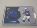 2013 TOPPS CHROME E.J. MANUEL ROOKIE WORN JERSEY ROOKIE CARD BUFFALO BILLS