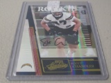 2007 PLAYOFF ABSOLUTE FOOTBALL #246 - SCOTT CHANDLER AUTOGRAPHED HOLOFOIL ROOKIE CARD #'D 147/349