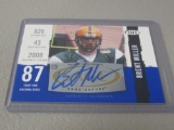 2008 SAGE HIT FOOTBALL - BRENT MILLER AUTOGRAPHED ROOKIE CARD ARIZONA STATE