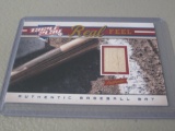 2012 PANINI TRIPLE PLAY - REEL FEAL AUTHENTIC BASEBALL BAT RELIC CARD