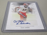 2013 LEAF DRAFT FOOTBALL - ALEC LEMON AUTOGRAPHED ROOKIE CARD