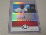 2005 UPPER DECK REFLECTIONS FOOTBALL - ANTHONY DAVIS AUTOGRAPHED ROOKIE CARD