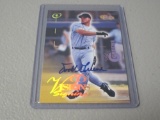 1996 CLASSIC VISION BASEBALL - TODD GREENE AUTOGRAPHED ROOKIE CARD