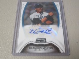 2011 BOWMAN STERLING BASEBALL - BRANDON MARTIN AUTOGRAPHED ROOKIE CARD TAMPA BAY RAYS