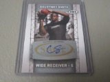 2011 SAGE HIT FOOTBALL - COURTNEY SMITH AUTOGRAPHED ROOKIE CARD