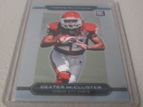 2010 TOPPS PLATINUM FOOTBALL - DEXTER MCCLUSTER CHROME ROOKIE CARD KANSAS CITY CHIEFS