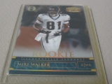 2007 DONRUSS GRIDIRON GEAR FOOTBALL #171 - MIKE WALKER HOLOFOIL ROOKIE CARD 