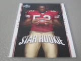 2007 UPPER DECK FOOTBALL #288 - PATRICK WILLIS ROOKIE CARD SF 49ERS