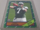 2013 TOPPS CHROME FOOTBALL #2 - GENO SMITH CHROME 1986 TOPPS VARIATION ROOKIE CARD NEW YORK JETS