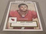 2006 TOPPS HERITAGE FOOTBALL #47 - MATT LEINART ROOKIE CARD ARIZONA CARDINALS