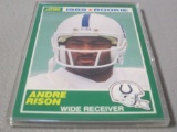 1989 SCORE FOOTBALL #272 - ANDRE RISON ROOKIE CARD INDIANAPOLIS COLTS