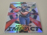 2018 PANINI PRIZM FOOTBALL - RASHAAD PENNY INSTANT IMPACT SILVER PRIZM ROOKIE CARD