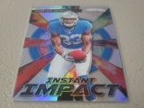 2018 PANINI PRIZM FOOTBALL - KERRYON JOHNSON INSTANT IMPACT SILVER PRIZM ROOKIE CARD DETROIT LIONS