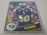 2015 TOPPS CHROME FOOTBALL - TODD GURLEY - 1984 TOPPS VARIATION CHROME ROOKIE CARD ST LOUIS RAMS