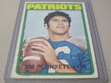 1972 TOPPS FOOTBALL #65 - JIM PLUNKETT VINTAGE ROOKIE CARD NEW ENGLAND PATRIOTS HALL OF FAMER