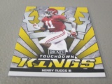 2020 LEAF DRAFT FOOTBALL - HENRY RUGGS III TOUCHDOWN KINGS ROOKIE CARD