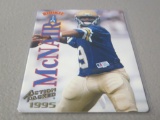 1995 PINNACLE ACTION PACKED FOOTBALL #36 STEVE MCNAIR ROOKIE CARD HOUSTON OILERS