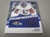 2020 PANINI DONRUSS FOOTBALL - DEVIN DUVERNAY ROOKIE PHENOMS JERSEY CARD