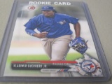 2017 BOWMAN BASEBALL #BP32 - VLADIMIR GUERRERO JR PROSPECT ROOKIE CARD TORONTO BLUE JAYS