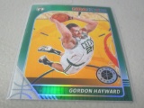 2019-20 PANINI HOOPS PREMIUM STOCK #9 - GORDON HEYWARD GREEN PRIZM REFRACTOR BOSTON CELTICS