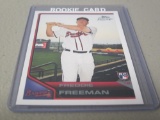 2011 TOPPS LINEAGE BASEBALL #146 - FREDDIE FREEMAN ROOKIE CARD ATLANTA BRAVES