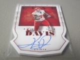 2015 PANINI LUXE FOOTBALL - KNILE DAVIS LUXE SIGNATURES #'D 67/99 RED KNILE DAVIS CHIEFS