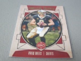 2020 PANINI LEGACY FOOTBALL - DREW BREES TIMELESS TALENTS INSERT CARD NEW ORLEANS SAINTS