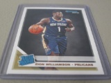 2019-20 PANINI DONRUSS BASKETBALL #201 ZION WILLIAMSON ROOKIE CARD NEW ORLEANS PELICANS BV $$