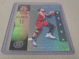 2019-20 PANINI ILLUSIONS BASKETBALL #136 - TRAE YOUNG GREEN RAINBOW FOIL SP CARD BV $$