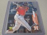 2020 TOPPS CHROME BASEBALL #200 - YORDAN ALVAREZ CHROME ROOKIE CARD GOLD CUP ROOKIE CARD