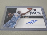 2013-14 PANINI MOMENTUM BASKETBALL - KENNETH FARIED MOMENTUS ROOKIES AUTOGRAPH #'D 46/49