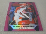 2017 PANINI PRIZM FOOTBALL #274 - JABRILL PEPPERS PINK PRIZM ROOKIE CARD REFRACTOR CLEVELAND BROWNS