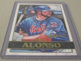 2020 TOPPS GALLERY #91 - PETE ALONSO RARE GOLD ARTIST PROOF NEW YORK METS