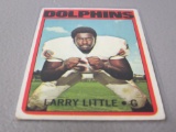 1972 TOPPS FOOTBALL #240 LARRY LITTLE MIAMI DOLPHINS ROOKIE CARD VINTAGE  BV $$