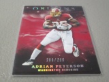 2019 PANINI ORIGINS FOOTBALL #89 - ADRIAN PETERSON RED PARALLEL #'D 250/299 REDSKINS