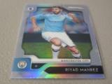 2019-20 PANINI PRIZM PREMIER LEAGUE SOCCER #164 RIYAD MAHREZ SILVER PRIZM REFRACTOR MANCHESTER CITY