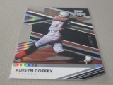 2020 PANINI ELITE EXTRA EDITION #110 - ADISYN COFFEY DECADE HOLOFOIL ROOKIE CARD #'D 194/999