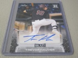 2020 LEAF DRAFT BASEBALL - TREVOR HAUVER LEAF X ROOKIE CARD AUTOGRAPH GOLD