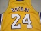 KOBE BRYANT SIGNED AUTOGRAPHED LOS ANGELES LAKERS JERSEY WITH COA