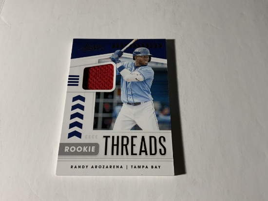 2020 PANINI ABSOLUTE RANDY AROZARENA #RT-RA ROOKIE THREADS JERSEY CARD