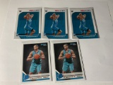 LOT OF 5 PJ WASHINGTON JR ROOKIE CARDS CHARLOTTE HORNETS