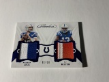 2019 PANINI FLAWLESS ANDREW LUCK & T.Y. HILTON NUMBERED DUAL JERSEY CARD 1/10 INDIANAPOLIS COLTS