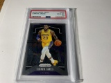 2019 PANINI PRIZM LEBRON JAMES #129 PSA 10 LOS ANGELES LAKERS