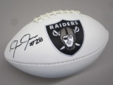 JOSH JACOBS SIGNED AUTOGRAPHED LAS VEGAS RAIDERS FOOTBALL WITH COA