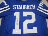 ROGER STAUBACH SIGNED AUTOGRAPHED DALLAS COWBOYS JERSEY WITH COA